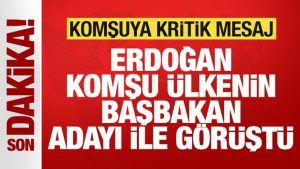 Cumhurbaşkanı Erdoğan, Irak Başbakan adayı Zeydi ile görüştü