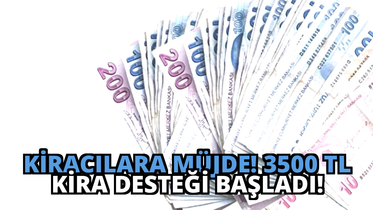 Kiracılara Müjde! 3500 TL Kira Desteği Başladı!